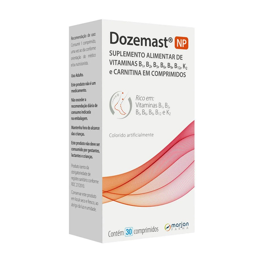 Capa do produto Suplemento Alimentar Marjan Dozemast Np 30 Comprimidos