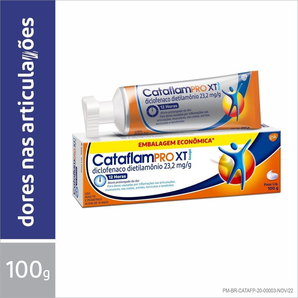 Capa do produto Cataflampro Xt Emulgel 12 Horas 100G