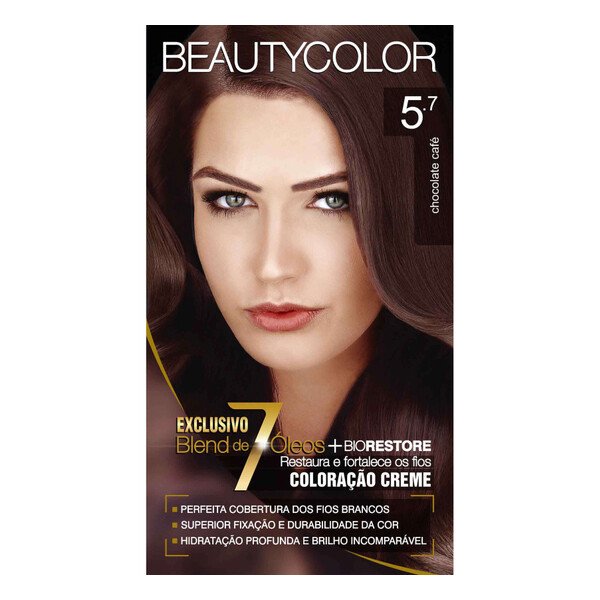 offer-product-image-Tintura Permanente Beauty Color 5.7 Chocolate Café 1 unidade