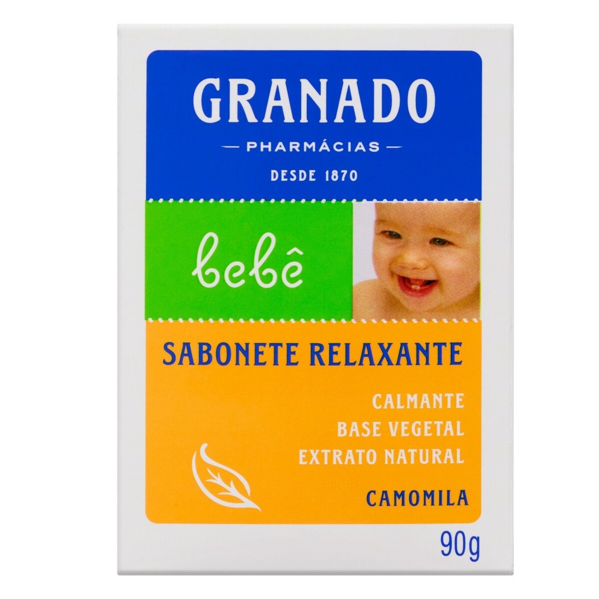 Capa do produto Sabonete Barra Glicerinado Granado Camomila 90G