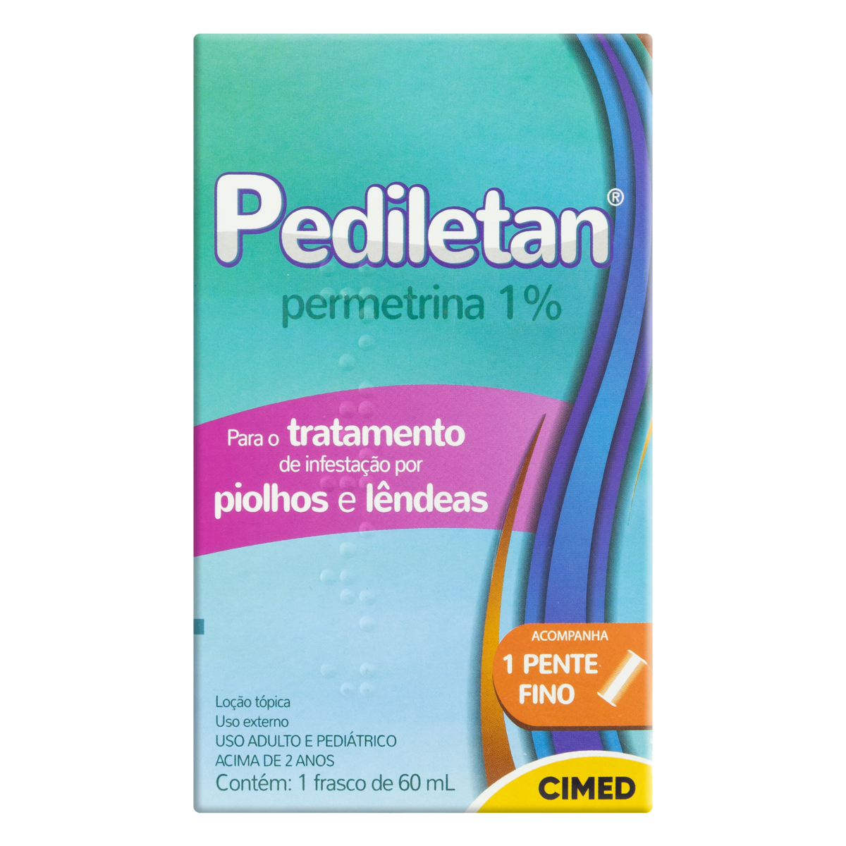 Capa do produto Loção Pediletan Permetrina 1% 60Ml