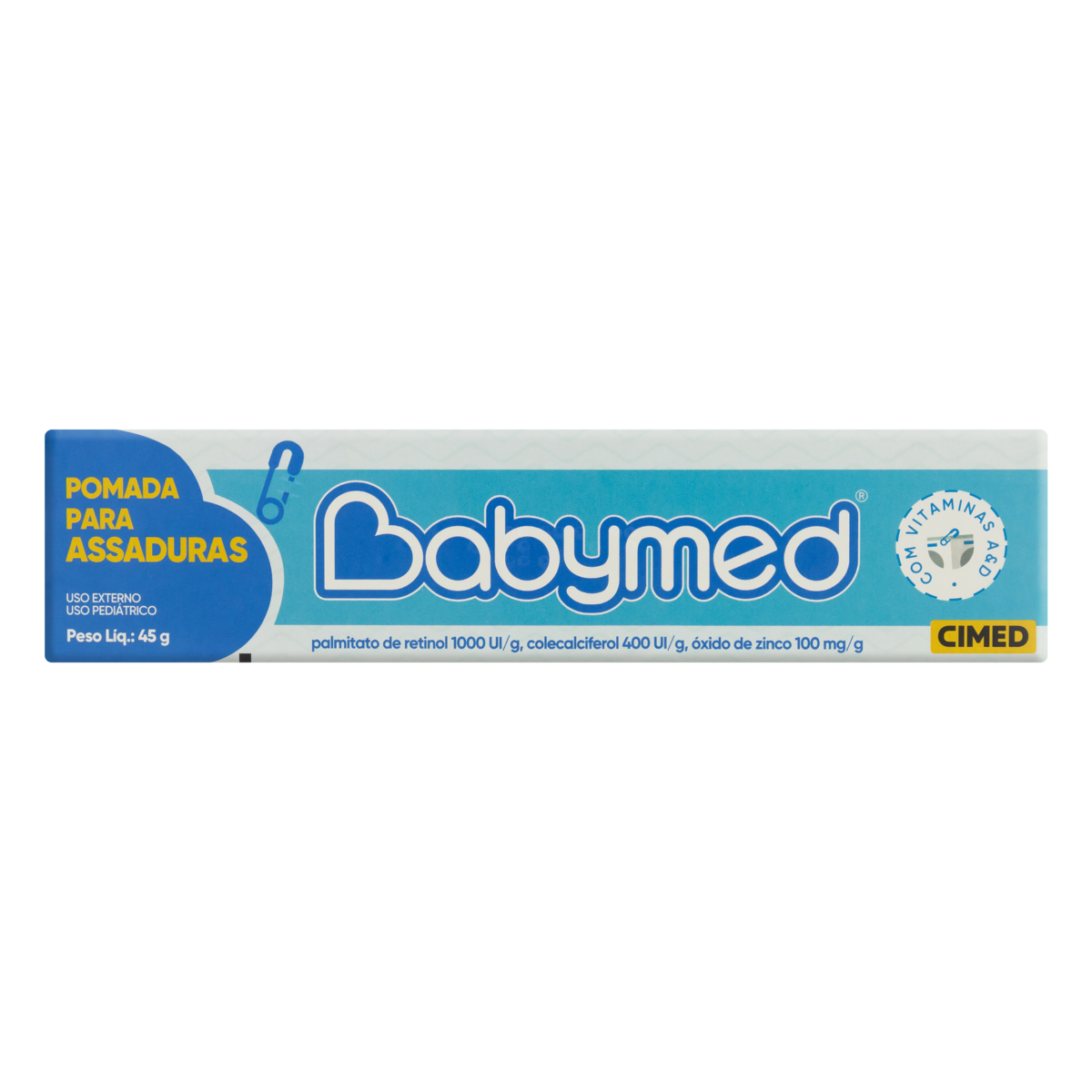 Capa do produto Babymed Menino Pomada Com Cheirinho Suave De Bebê 45G