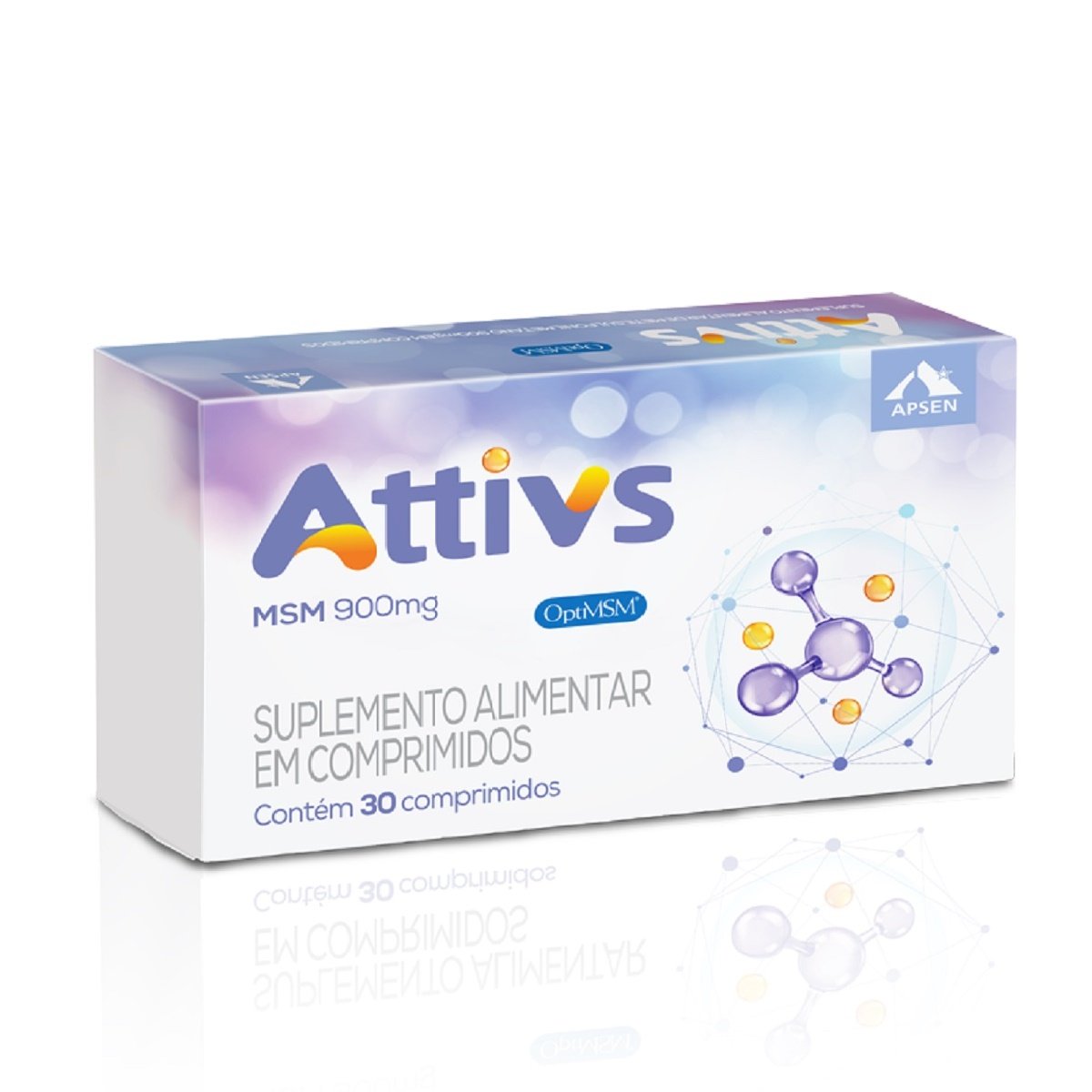 Capa do produto Attivs 900Mg 30 Comprimidos