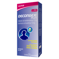 Decongex Plus 12mg + 15mg 12 comprimidos