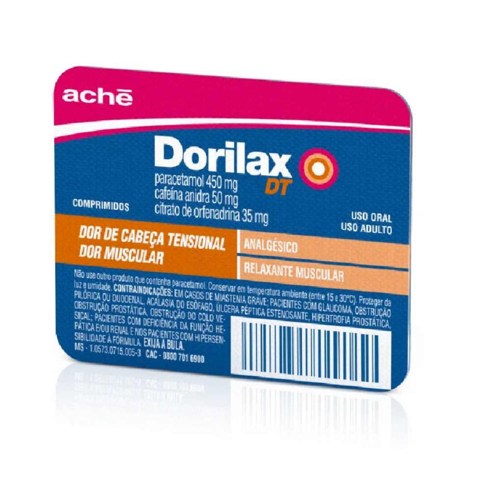 Capa do produto Dorilax Dt 4 Comprimidos