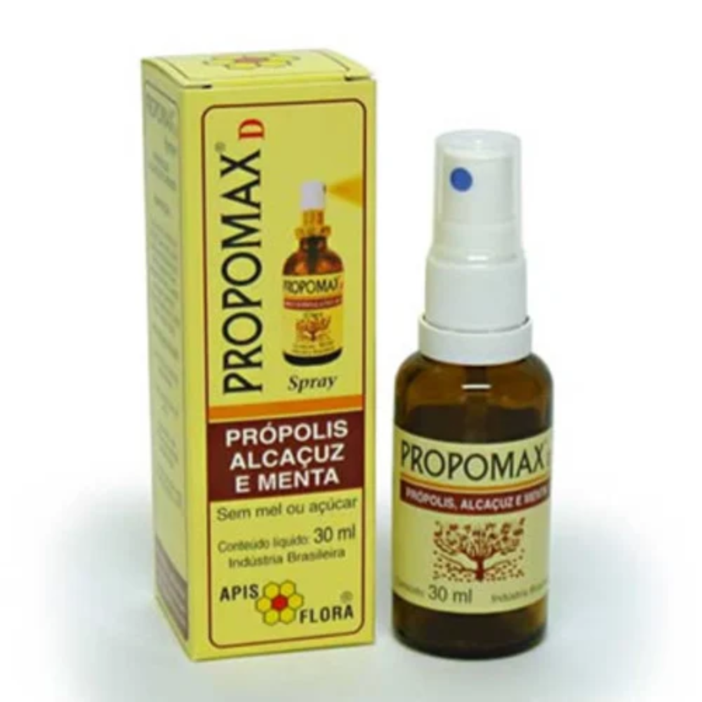 Capa do produto Propomax Spray Própolis Alcaçus e Menta Zero 30ml