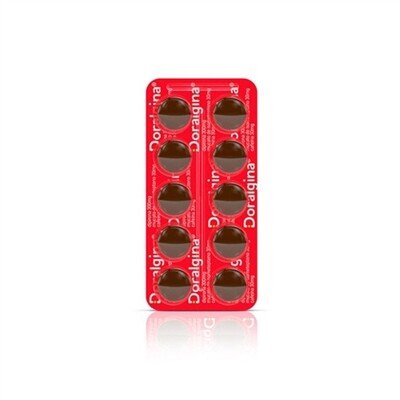 Capa do produto Doralgina 30mg + 300mg + 30mg 10 comprimidos