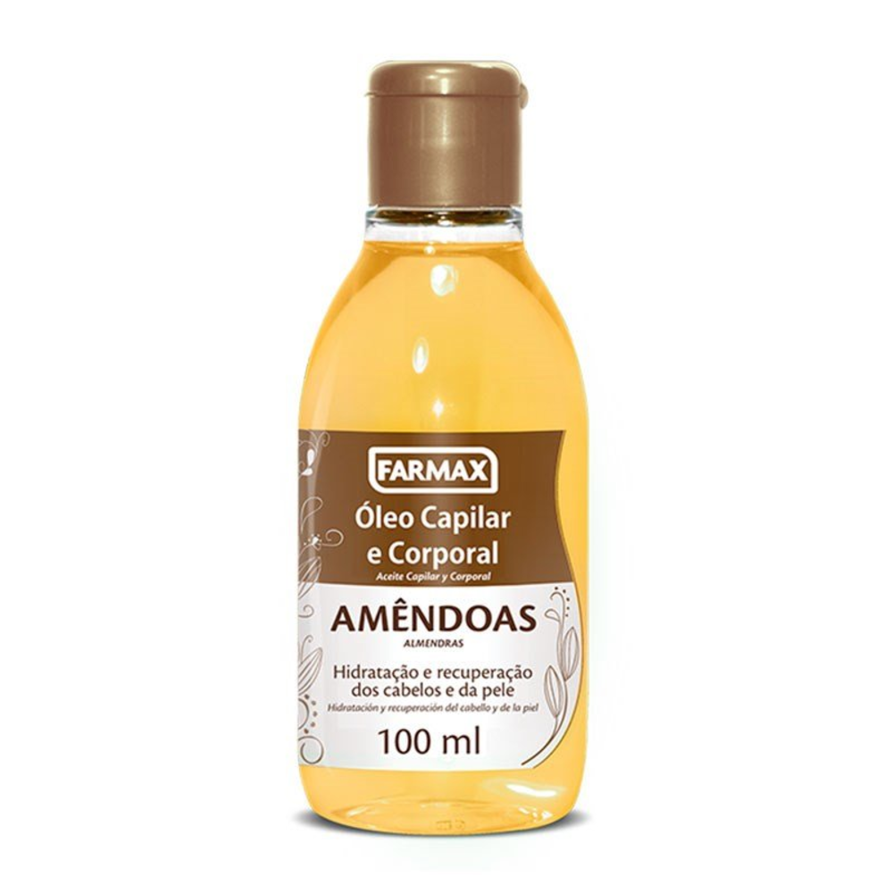 Capa do produto Óleo Capilar e Corporal Farmax Amêndoas 100ml