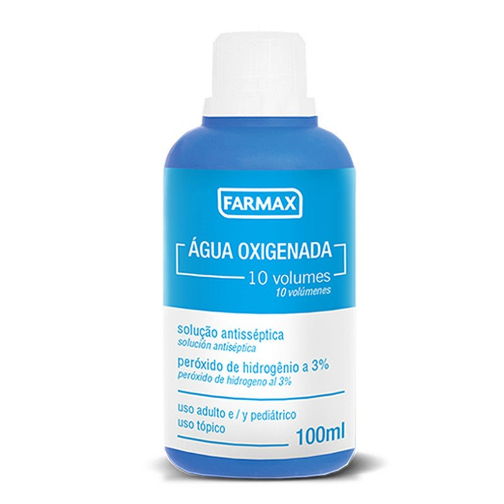 Capa do produto Água Oxigenada Farmax 10 Volumes 100mL
