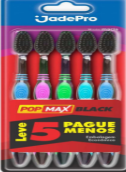 Capa do produto Escova Dental Jadefrog Pop Max Black Ref.045