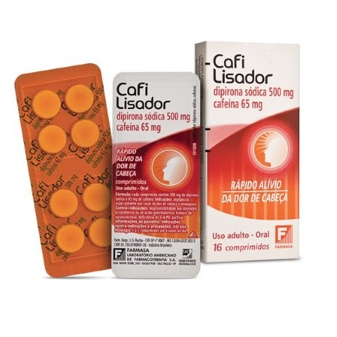Capa do produto Cafilisador 500Mg + 65Mg 16 Comprimidos