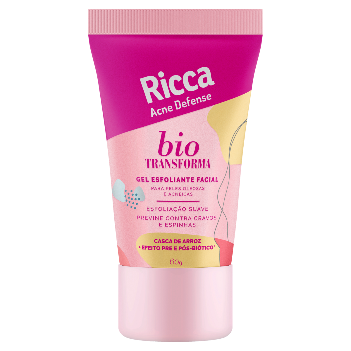 offer-product-image-Gel Facial Esfoliante Ricca Acne Defense Bisnaga 60g