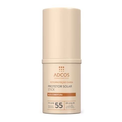 offer-product-image-Protetor Solar Stick FPS 55 FP UVA 19 Peach Adcos Tubo 17g