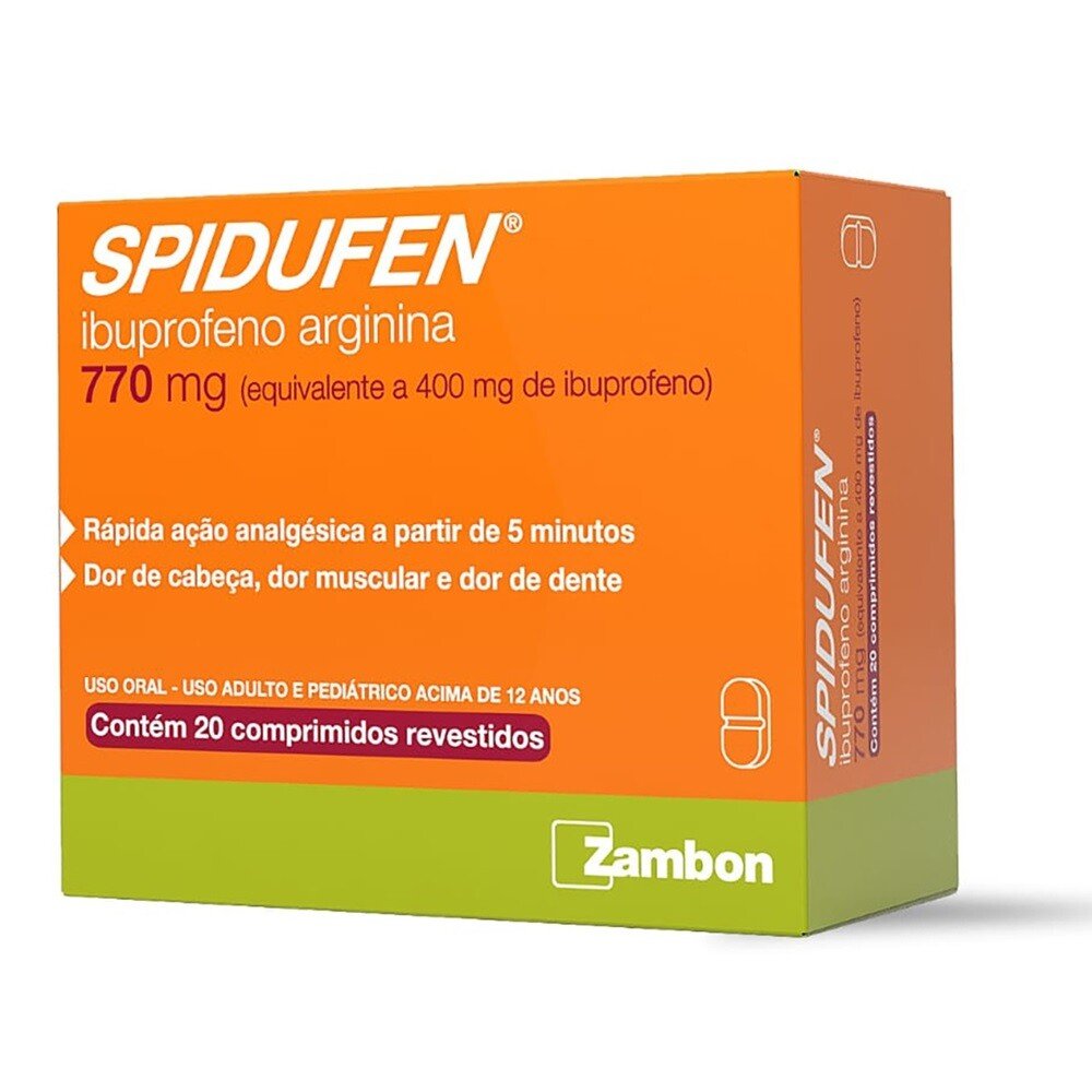 Capa do produto Spidufen 770Mg 10 Comprimidos Revestidos