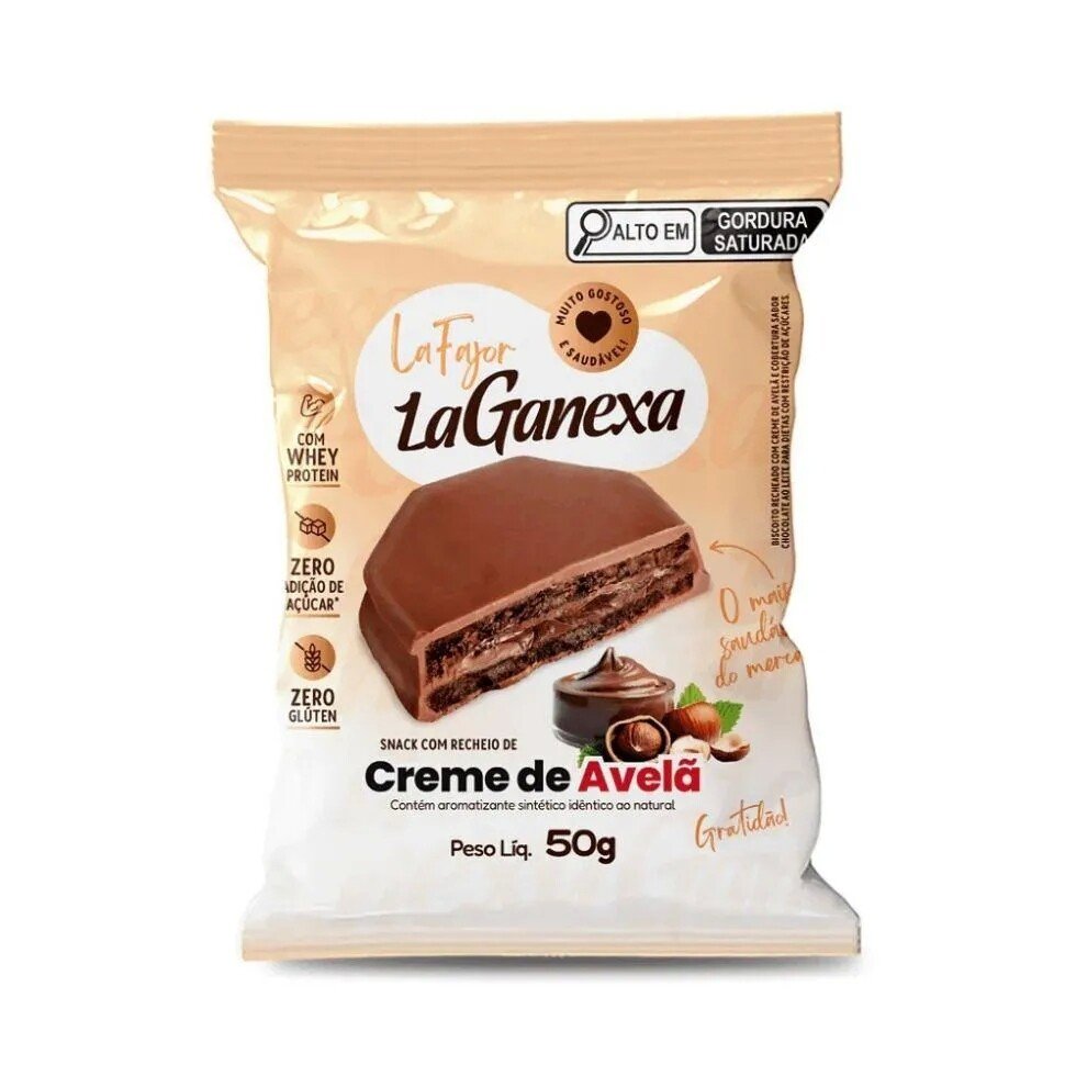 Capa do produto LA FAJOR LA GANEXA (50G) - SABOR: CREME DE AVELa
