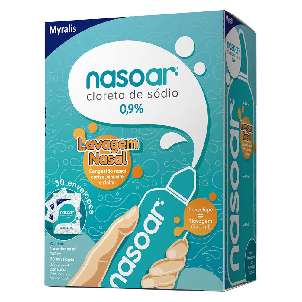 Capa do produto Nasoar 0,9% 30 Unidades