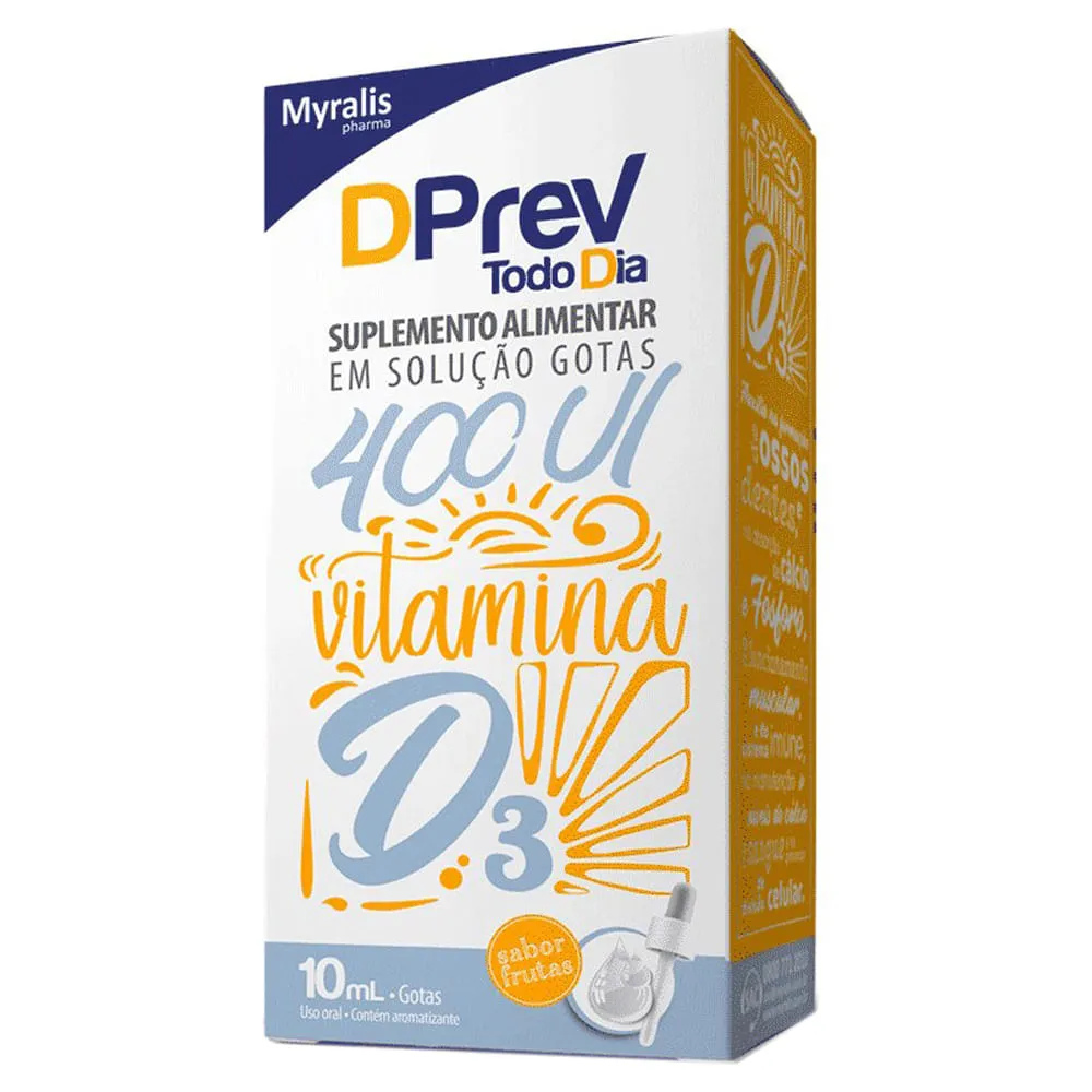 Capa do produto Dprev Todo Dia 400UI Frutas 10ml