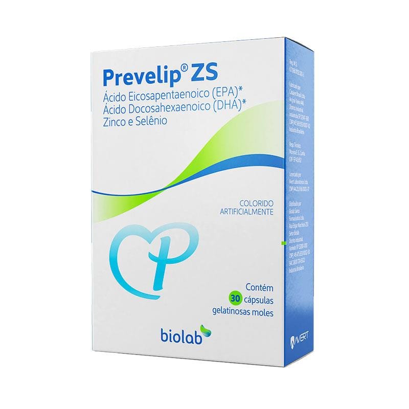 Capa do produto Prevelip Zs 30 Cápsulas