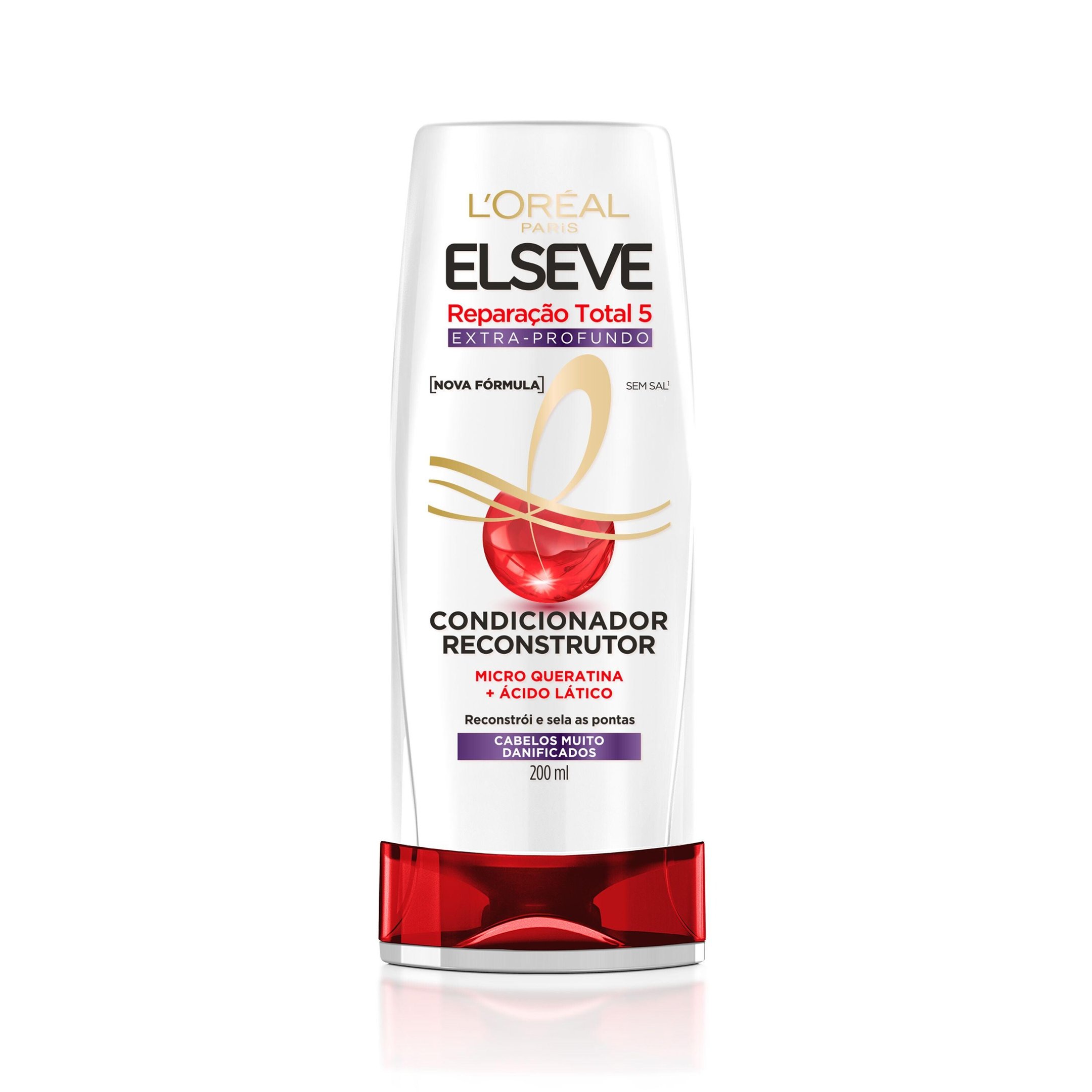 Capa do produto Condicionador Elseve Reparação Total 5 Extra Profundo Danos Extremos 200Ml