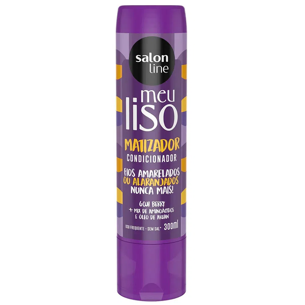 Capa do produto Condicionador Salon Line Matizador Meu Liso Loiro Matizado 300ml