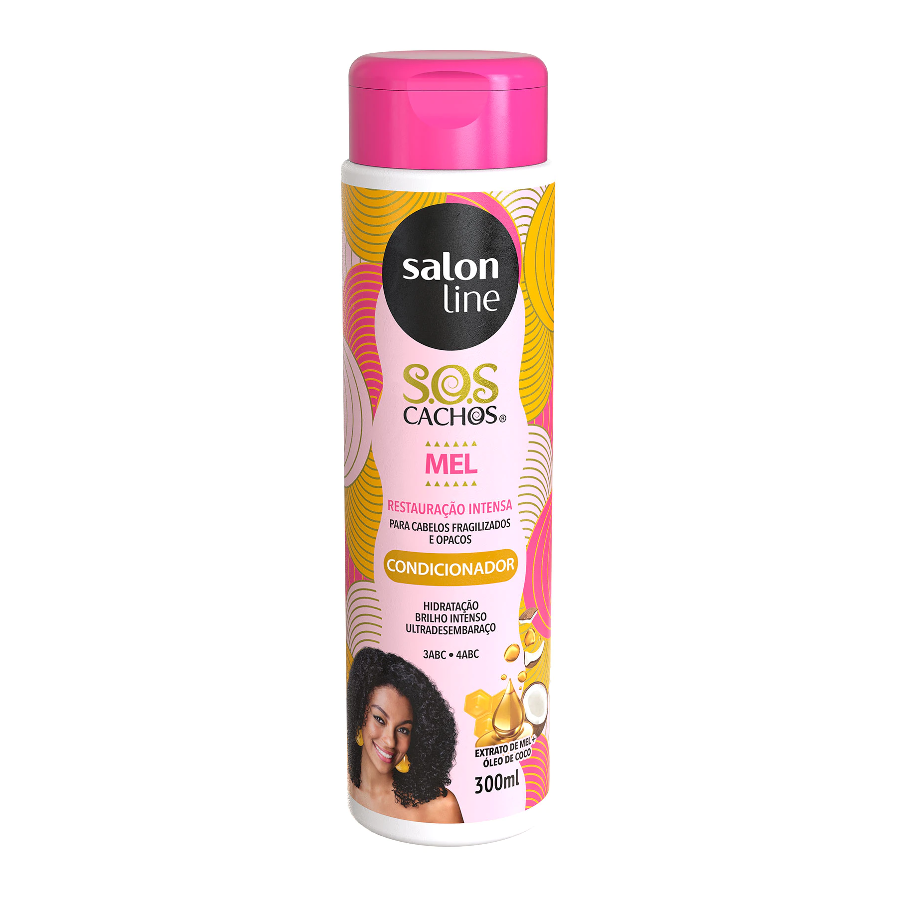 Capa do produto Salon Line Condicionador SOS Cachos Mel Cachos Intensos 300ml