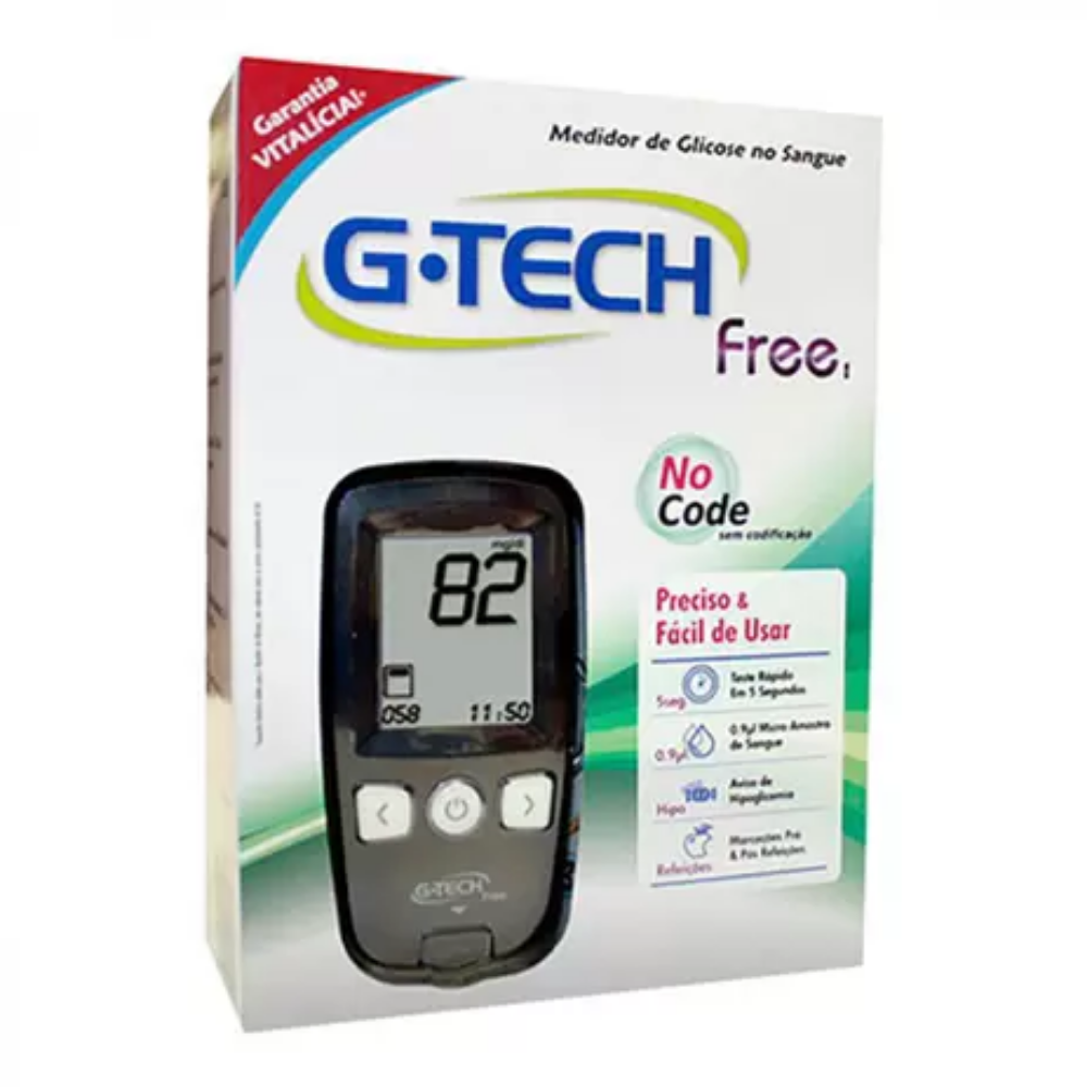 offer-product-image-G-Tech Lite Smart Kit Monitor Glicose 10 Tiras + 10 Lancetas + 1 Caneta 3 itens