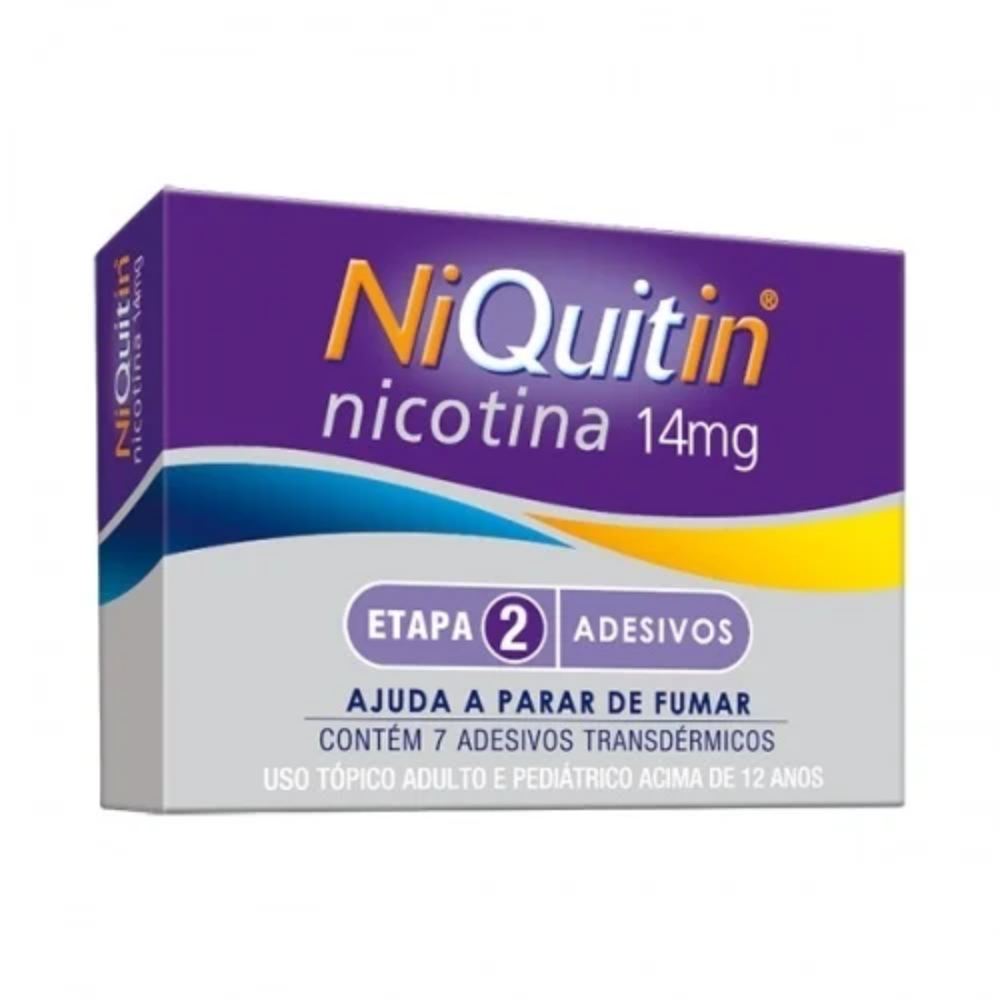 Capa do produto Niquitin Adesivo 14Mg 7 Adesivos