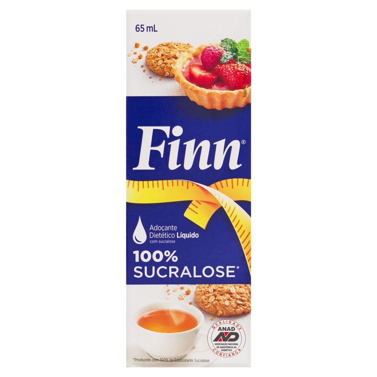 Capa do produto Finn Adoçante Líquido Sucralose 65Ml