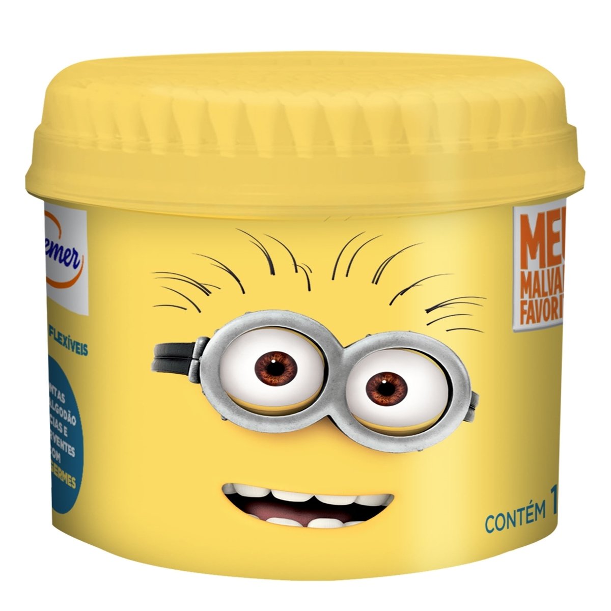 Capa do produto Hastes Flexíveis Divertidas Cremer Minions 150 unidades
