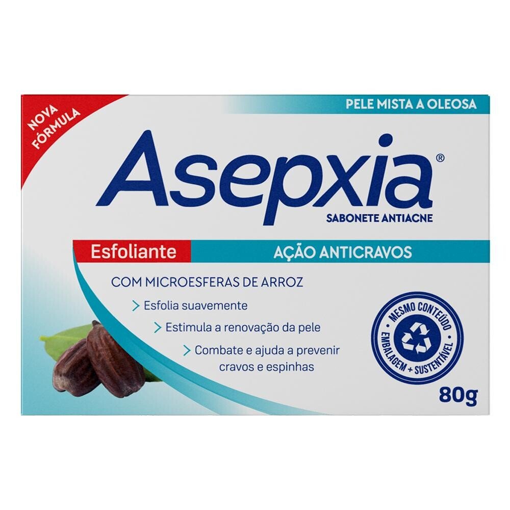 Capa do produto Asepxia Sabonete Barra Esfoliante 80g