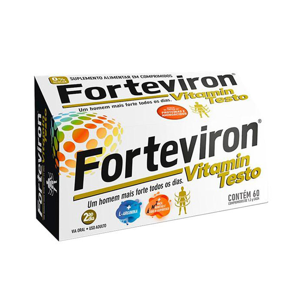Capa do produto Forteviron Vitamin Testo 60 Comprimidos