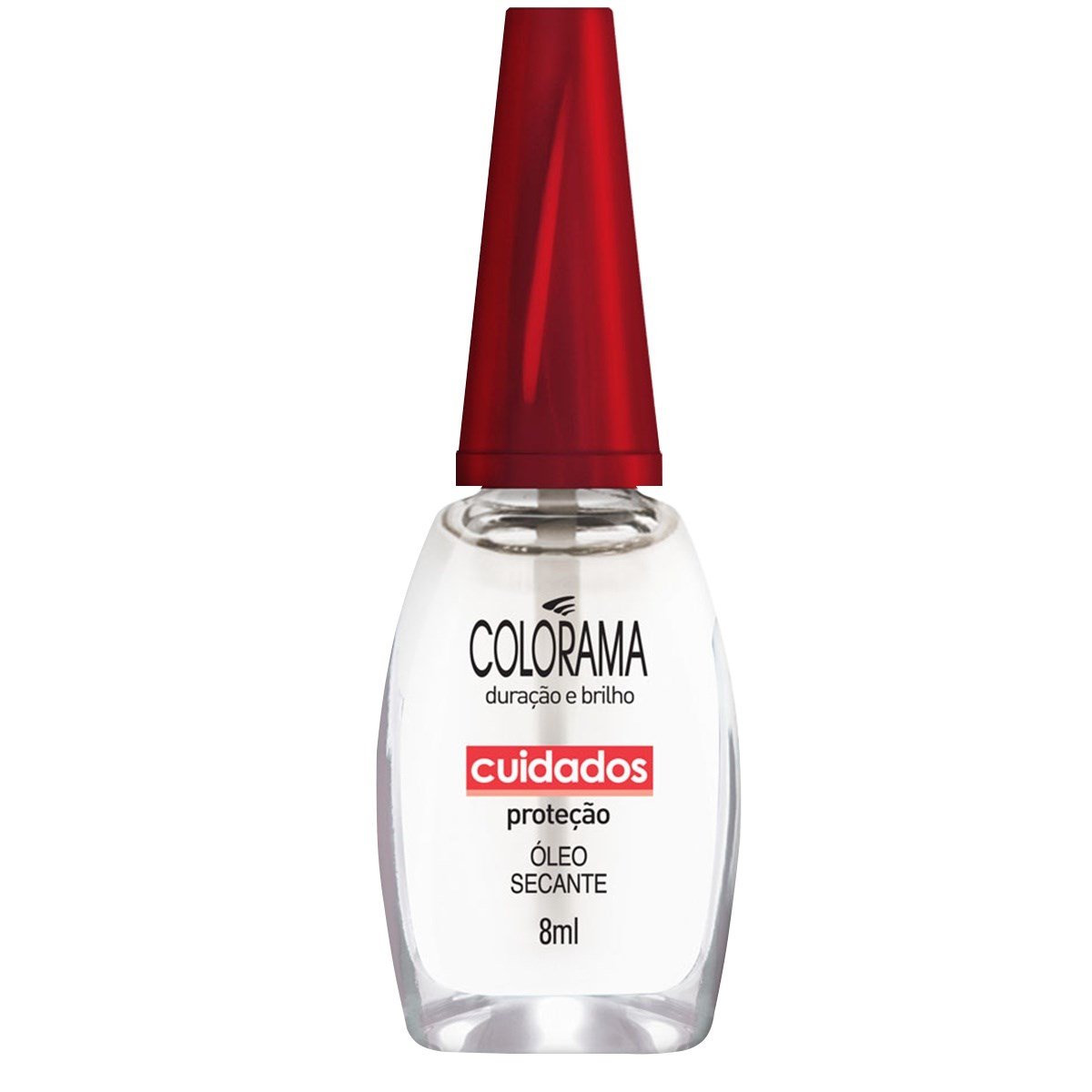 Capa do produto Esmalte Colorama Nude Transparente Cuidados Oleo Secante 8Ml