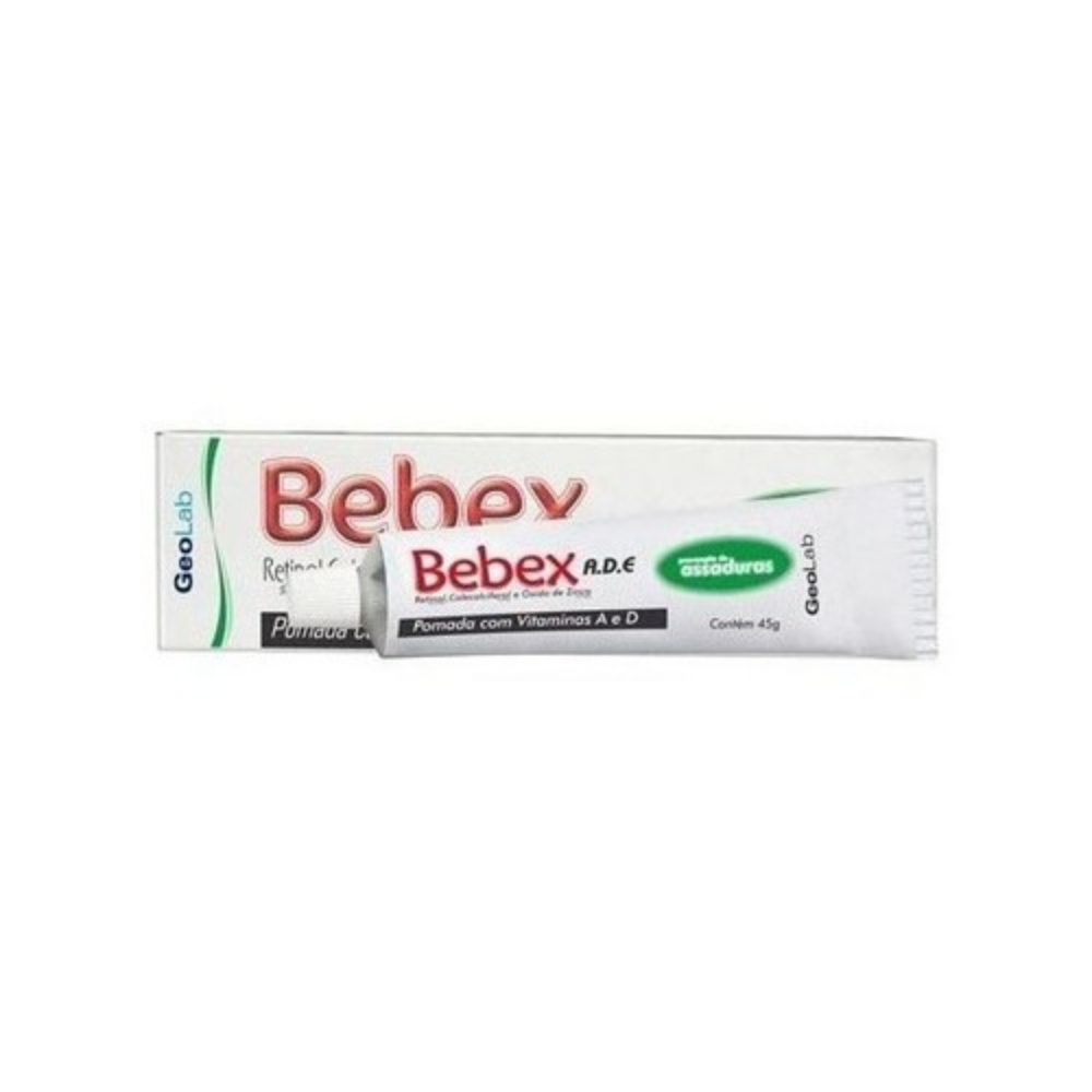 offer-product-image-Bebex Ade 150mg/g + 5.000UI/g + 900UI/g caixa com 1 bisnaga com 45g de pomada de uso dermatológico