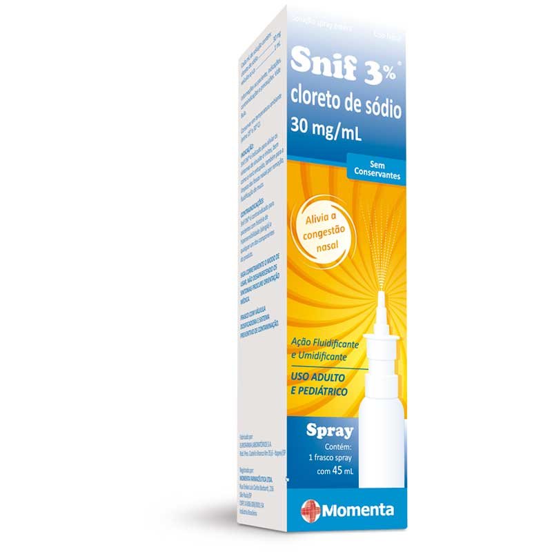 Capa do produto Snif Spray Nasal 0.03 45Ml