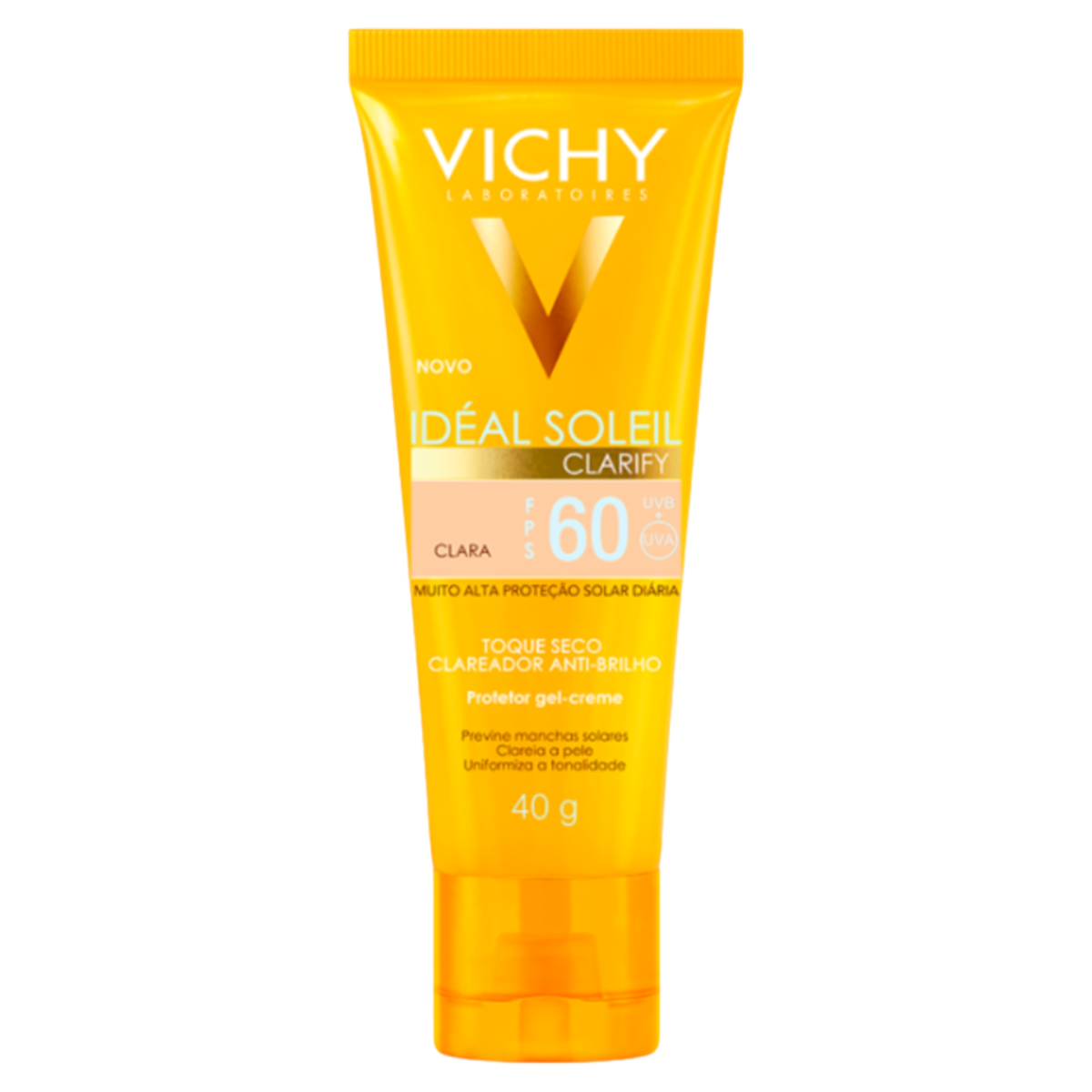 Capa do produto Protetor Solar Facial Ideal Soleil Clarify Fps60 40g