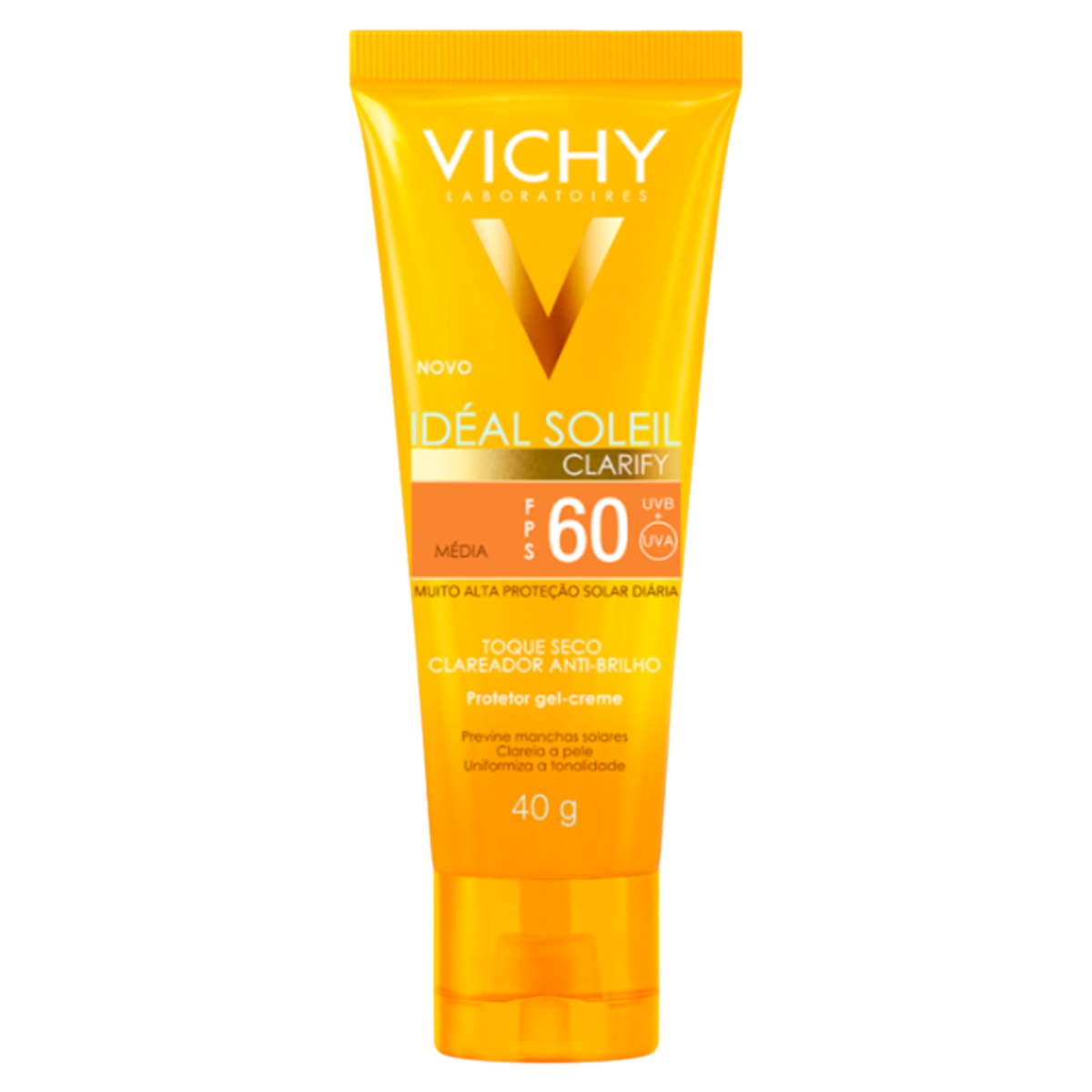 Capa do produto Protetor Solar Facial Ideal Soleil Clarify Fps60 Toque Seco Media 40G