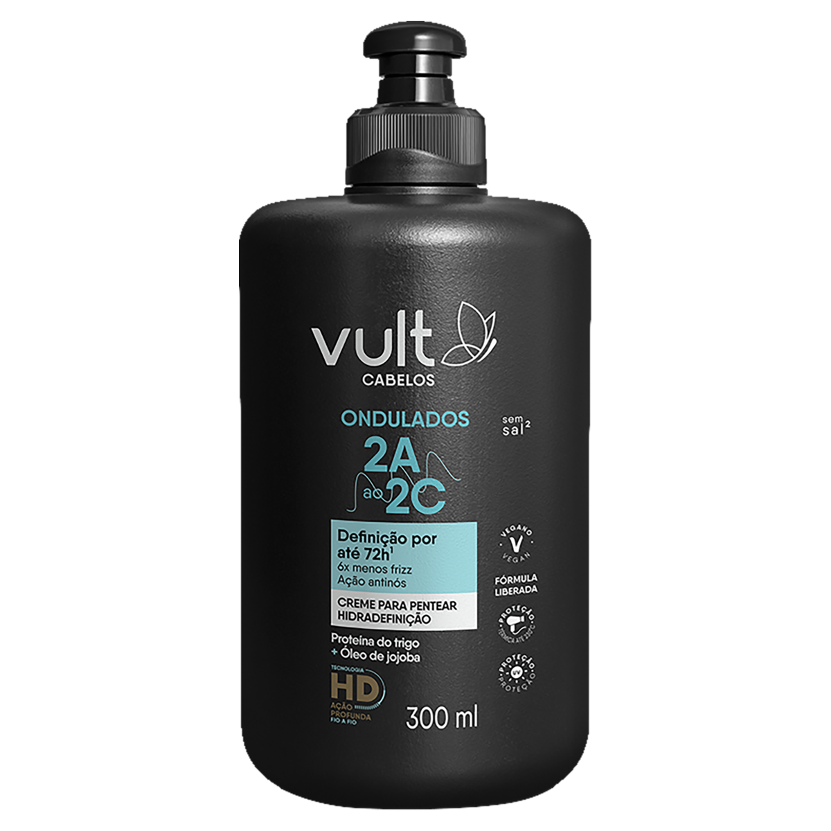 offer-product-image-Creme para Pentear Vult Cabelos Ondulados Frasco 300ml