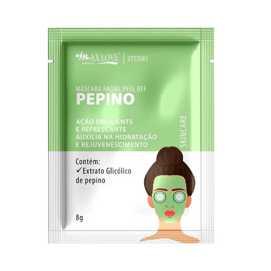 Capa do produto MaSCARA FACIAL PEEL OFF PEPINO 8G MAX LOVE