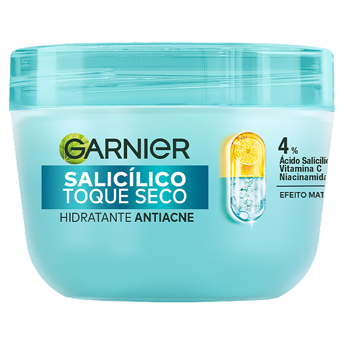 Capa do produto Hidratante Gel Salicílico Toque Seco Antiacne Facial Garnier Pote 85G